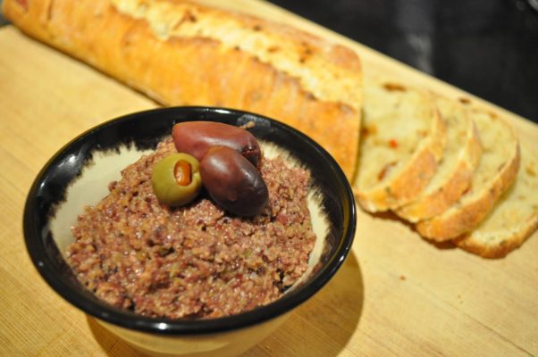 Smoked olive tapenade recipe