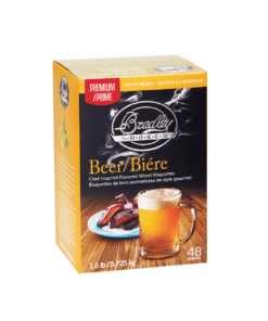 Bradley Smoker Wood Bisquettes, Premium Beer Flavor, 48 Pack