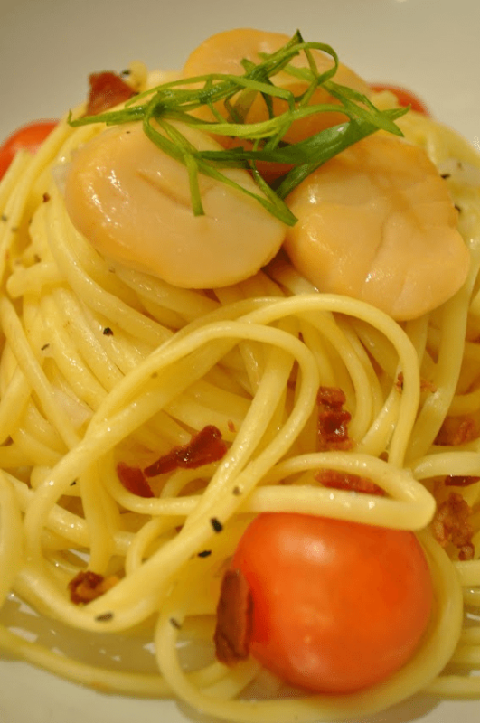 smoked scallop linguine recipe